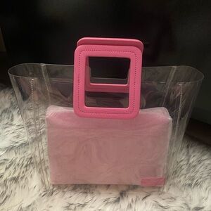 STAUD Shirley Transparent Handbag